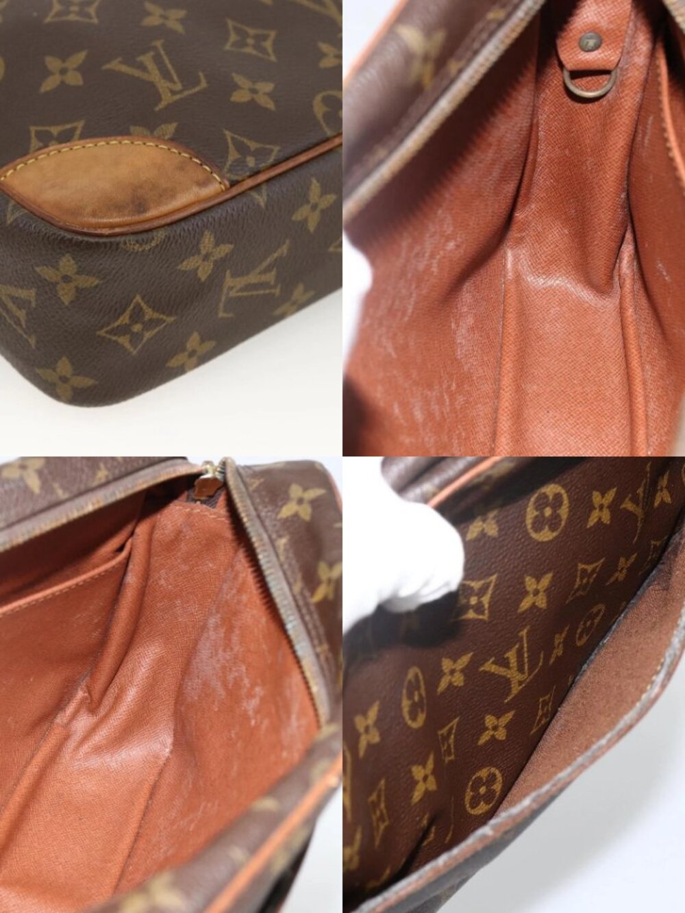 LOUIS VUITTON Monogram Compiegne 28 Clutch Bag M51845 LV Auth ka2849 - Picture 16 of 16